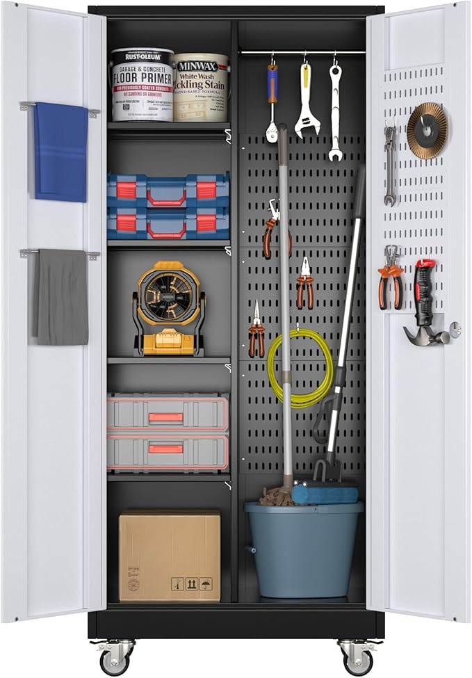 Broom Closet Storage Cabinet by REEMOON