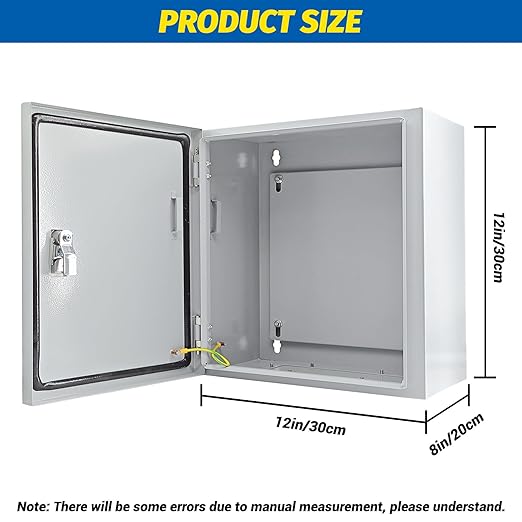 Electrical Box 12 x 12 x 8'' Steel Electrical Junction Box，NEMA 4X Steel - Image 7