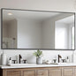 Black Bathroom Mirror for Wall, 30x60 Inch Rectangle Mirrors by DESBING