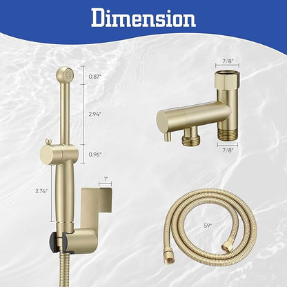 Handheld Bidet Sprayer for Toilet, Handheld Sprayer Attachment for Toilet - Image 2