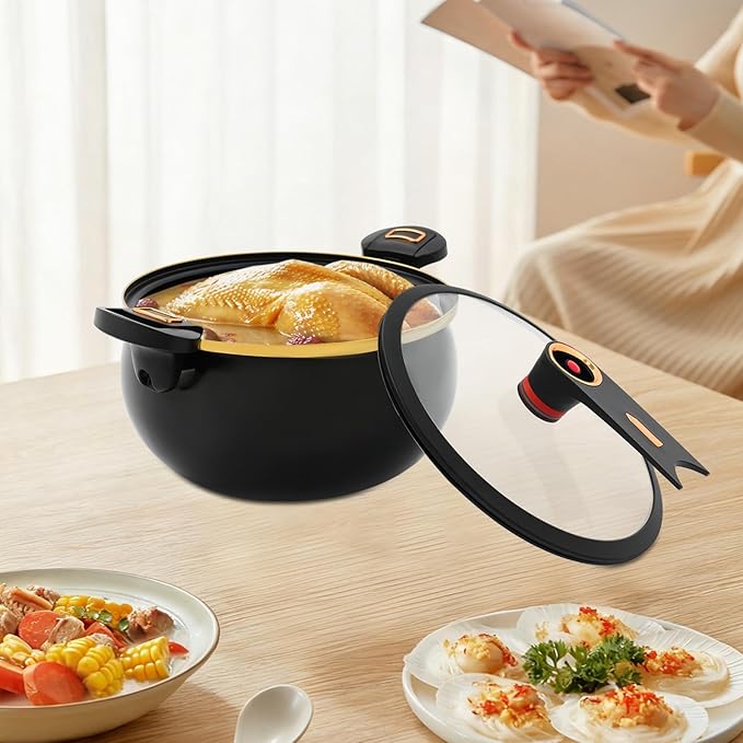 Micro Pressure Cooke, 8.45Qt Multi-Function Micro Pressure Cooking Pot - Image 4