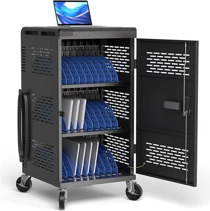 Fully Assembled 30 Unit Device Charging Station by POCHAR-FactoryDirectCustomizedProducts