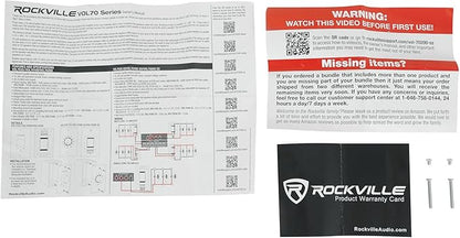Rockville VOL70200 SS 200W 70V Wall Volume Control Zone Controller, Stainless - Image 7
