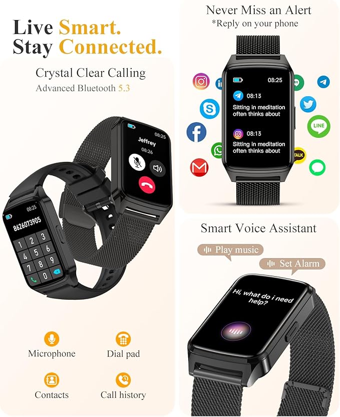 ChronArk Fitness Tracker Watch for Women Men, Step Counter Compatible - Image 4