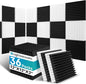 36 Pack Sound Proof Foam Panels by Knightsacoustic