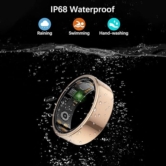 Smart Health Ring for Women Men, Fitness Tracker Ring - Image 6