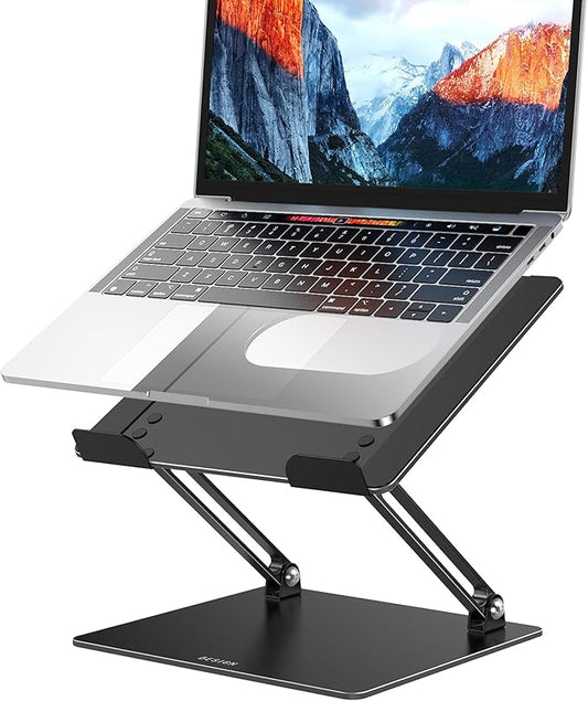 BESIGN LS10 Aluminum Laptop Stand, Ergonomic Adjustable Notebook Tablet Stand by BESIGN