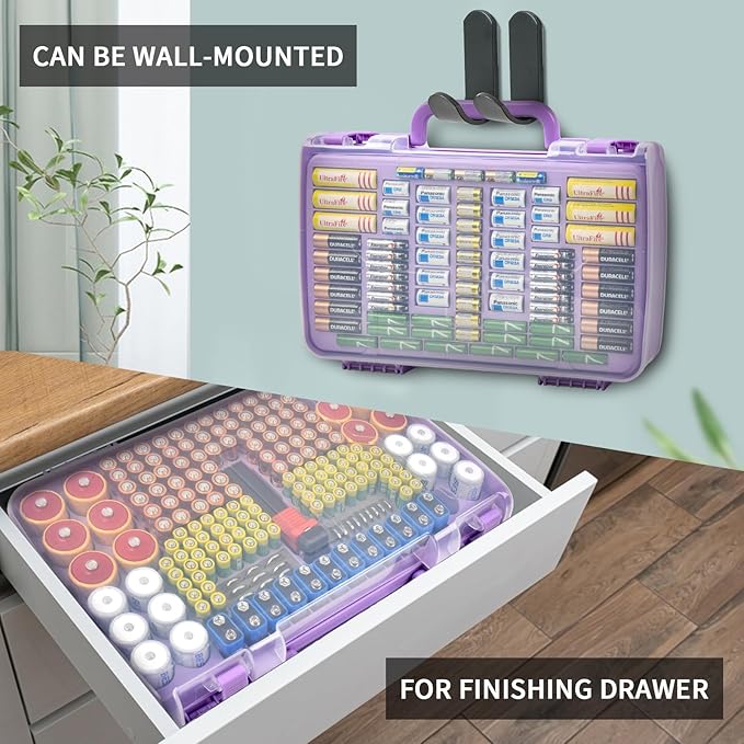 Battery Organizer Storage Holder Box Case - Image 8