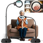 30X 10X Large Floor Magnifying Glass by home
