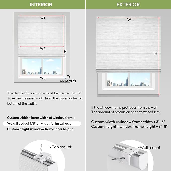 ZSTARR Smart Roman Shades Rechargeable Motorized Blinds - Image 6