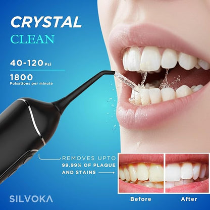 Water Flosser for Teeth, Cordless Oral Irrigator, Portable Dental Flosser - Image 2