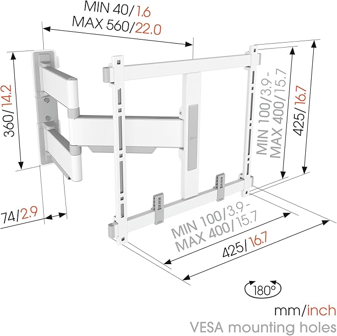 Vogel's TVM 5445 Full-Motion Ultra-Thin TV Wall Bracket - Image 7