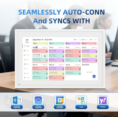 Calendar Digital 10.1 Inch, Digital Frame Combined Smart Touch Screen - Image 2