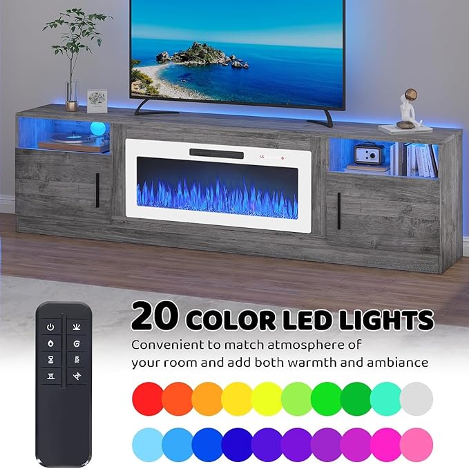 Lemberi Fireplace tv Stand - Image 5