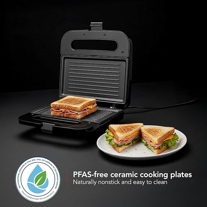 OVENTE Electric Panini Press Grill - Image 2