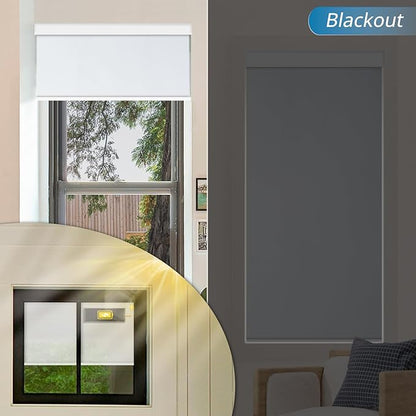 DENFOON Motorized Blinds with Remote Control, Custom Blackout Smart Blinds - Image 3