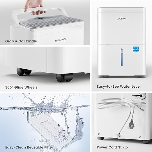 Waykar 2000 Sq. Ft. Energy Star 2025 Dehumidifier - Image 8