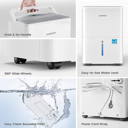 Waykar 2000 Sq. Ft. Energy Star 2025 Dehumidifier - Image 8