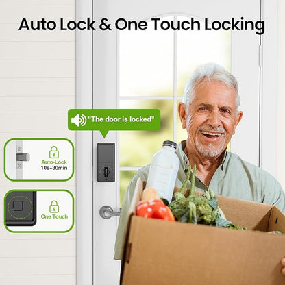 GHome Smart Door Lock KD30, Fingerprint Smart Deadbolt - Image 4