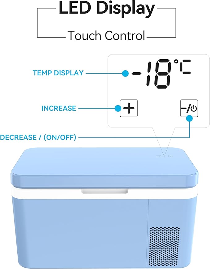 Dual Zone Car Fridge Portable 12 Volt Refrigerator 25 Quart 12V Freezer - Image 5