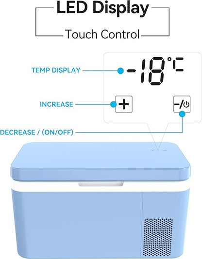 Dual Zone Car Fridge Portable 12 Volt Refrigerator 25 Quart 12V Freezer - Image 5