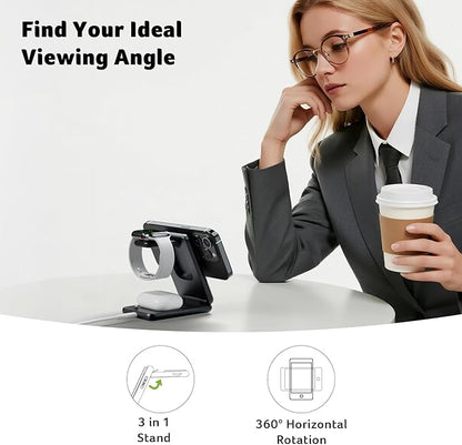 Acer 3 in 1 Charging Station for iPhone, Wireless Charger Stand, 15W Fast - Image 9