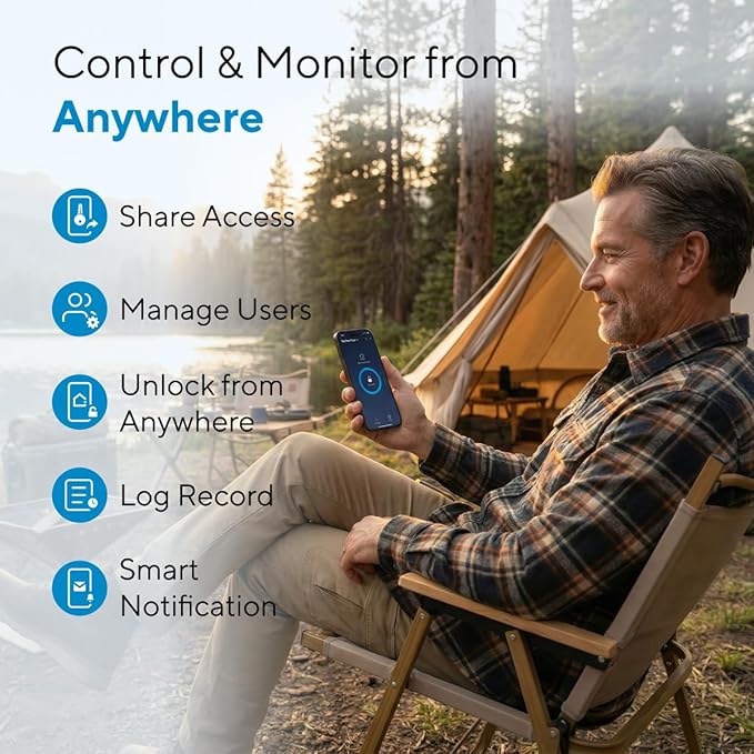 ULTRALOQ U-Bolt Pro WiFi Smart Lock - Image 3