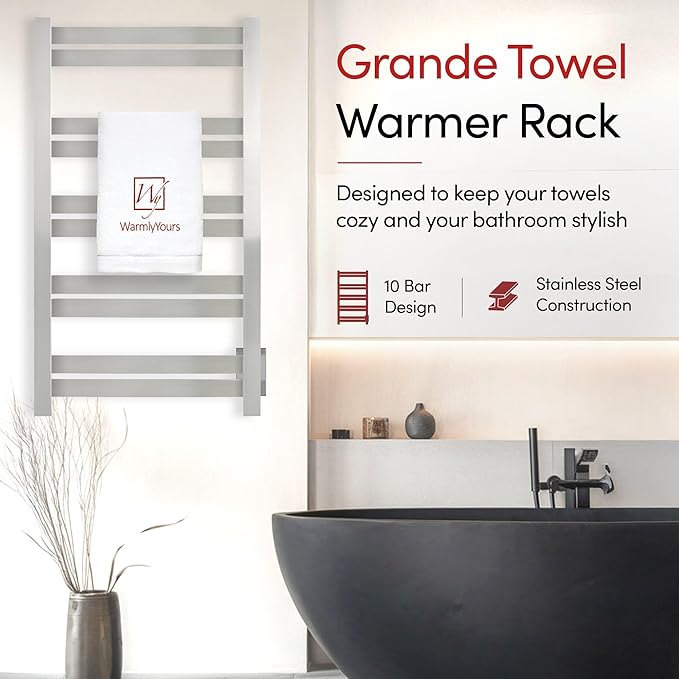 WarmlyYours Heated Towel Warmer - Image 6