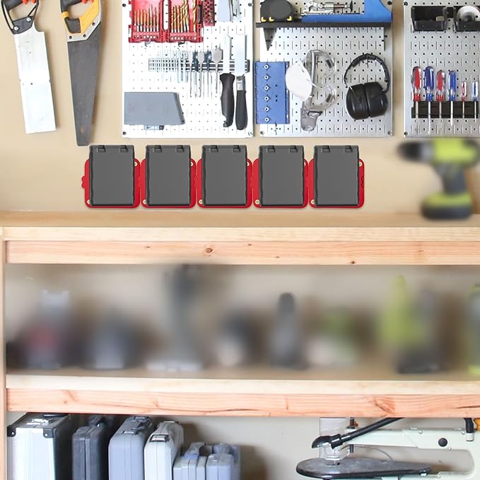 Battery Holder Compatible for Milwaukee 18V Battery, Wall Mount Batteries - Image 7