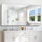 36x72inch Bathroom Mirror, Large Rectangular Wall Mirrors by Welcometocofeny
