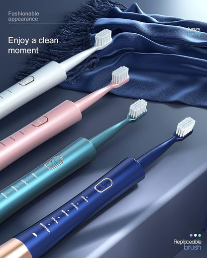 AJELU High Vibration Sonic Electric Toothbrush - Image 5