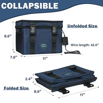 UVC Sanitizer Ozone Box with Timer, Foldable Large Cleaner UV Bag w/strap and - Image 2