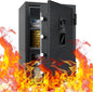 Biometric Finger Vein Fireproof Safe Box, 2.15 Cubic Feet Fire Resistant by MAXSafes