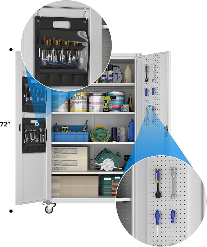 Upgraded Wide and Deep Garage Storage Cabinet - Image 8