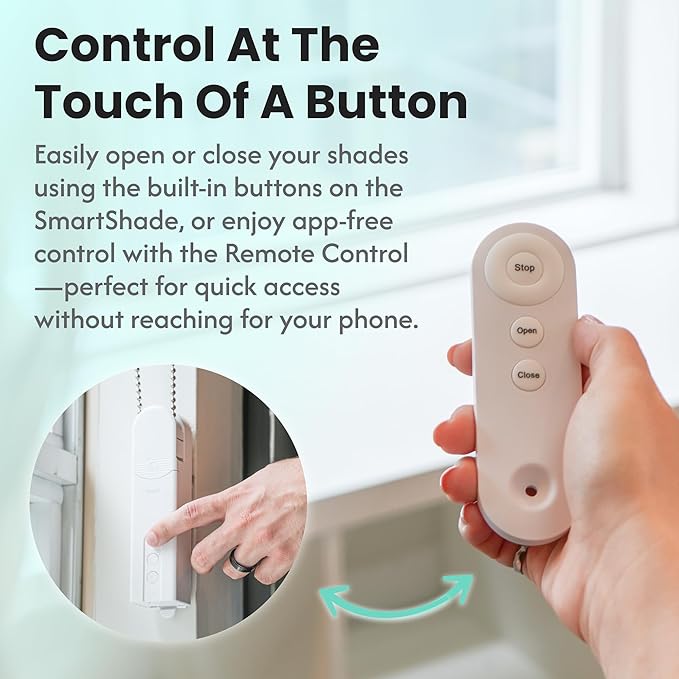 Aura Roller Smart Shade Driver, Remote Control & WiFi Dongle | Automate - Image 7