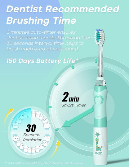 SEAGO Kids Electric Toothbrush - Image 4
