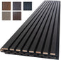 NeatiEase Wood Slat Wall Panels, 4-Piece 96" x 12.6", Soundproof & Noise by NeatiEase