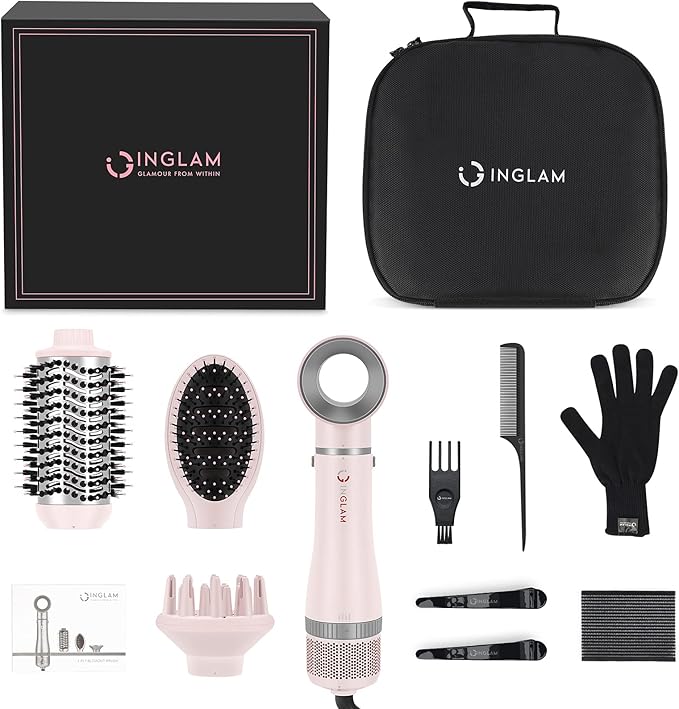 IG INGLAM 4 in 1 Blowout Hair Dryer Brush Set - Image 8