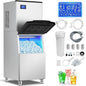 Commercial Ice Maker Machine 500 Lbs/24H, 350 Lbs Large Storage, Stainless by Velieta-SpecialistinFridge