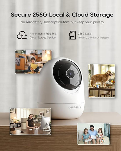 DREAME Pet Dog Camera, 2K 3MP Indoor Security Camera Motion Detection, 5G/2.4G - Image 6