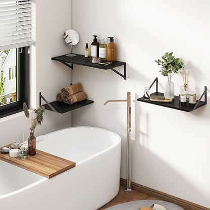 Fun Memories 27.5" W x12 D Floating Shelves, 12 Inch Deep Floating Shelf Set of - Image 6