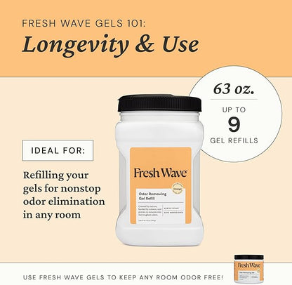 Fresh Wave Orange Odor Removing Gel Refill, 63 oz - Image 5