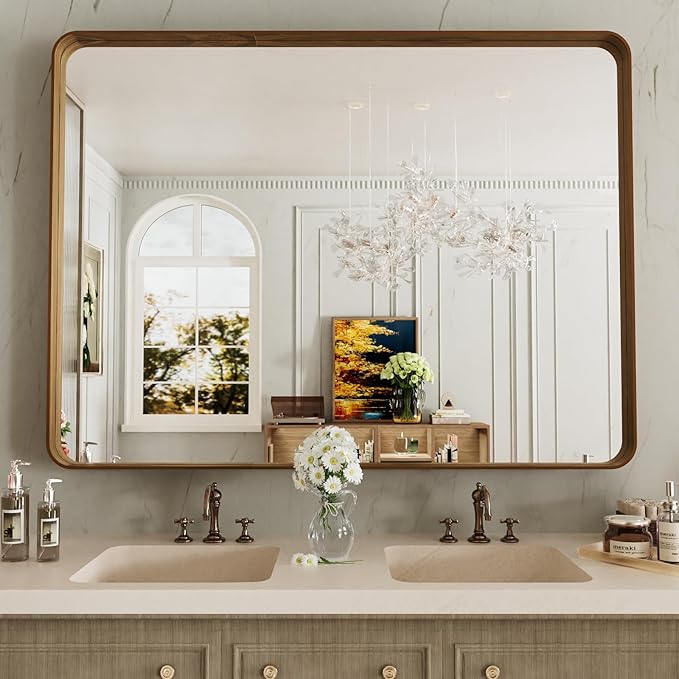 LOAAO 48X36 Inch Bathroom Mirror - Image 8
