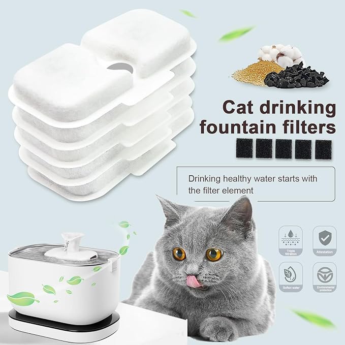 12+12 Pack Replacement Filters for PETLIBRO Capsule Pet Water Fountain - Image 3