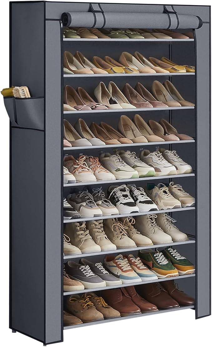 SONGMICS 10-Tier Shoe Rack, Shoe Storage Cabinet by SONGMICSbySONGMICSHOME