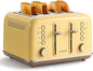 BUYDEEM DT640 Retro 4 Slice Toaster, 7 Shade Settings, Extra Wide 1.5'' Slots by BUYDEEM