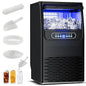 Ice Maker Countertop with Handle, 88lbs Per Day, Auto-Cleaning, Portable Sonic by ECEVT