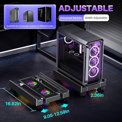 Adjustable Computer Tower Stand - Image 2