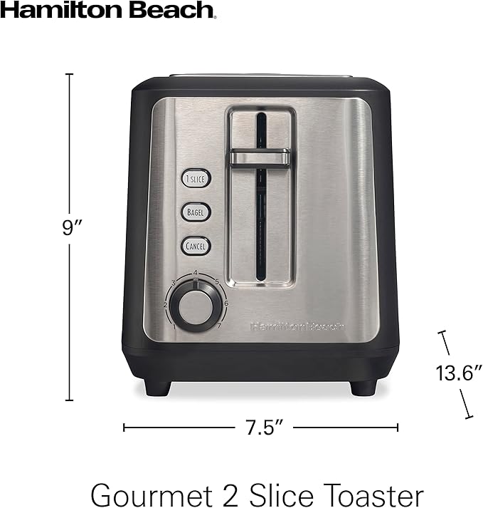 Hamilton Beach Gourmet 2 Slice Slot Toaster - Image 8