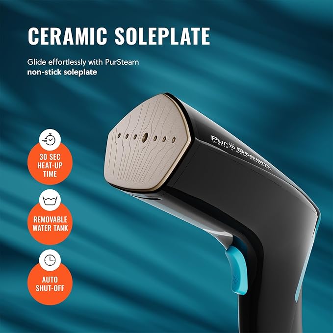 PurSteam Handheld Garment Steamer - Image 3